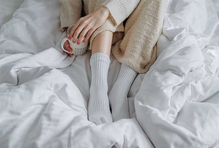 dormir-con-calcetines